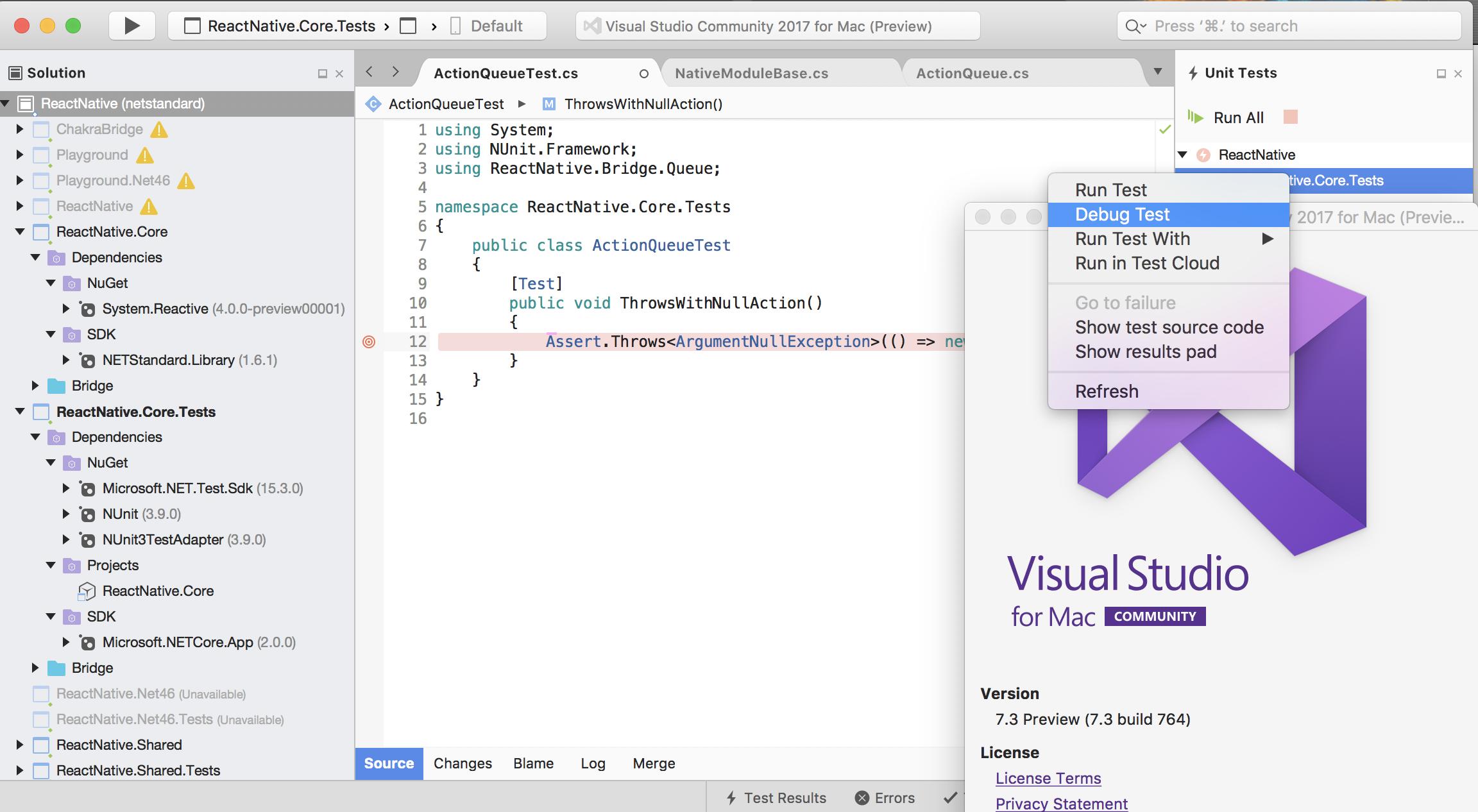 visual studio for mac 2018